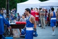 Zhorzhik Marutyan during Boxing match between national teamsÃÂ UKRAINE - ARMENIA